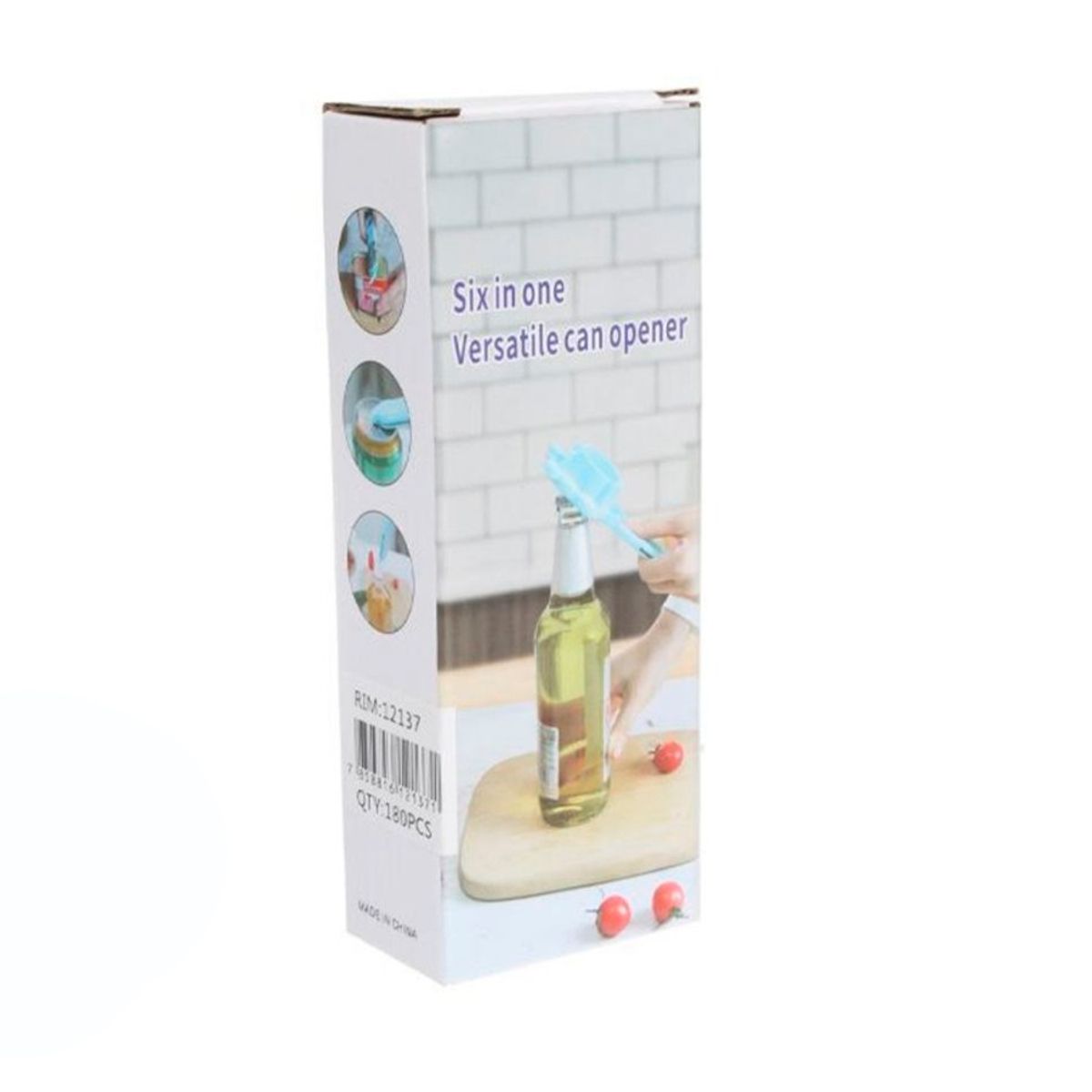 GENERICO - Destapador Multifuncional Abridor De Latas Y Frascos 4 En 1