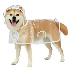 GENERICO - Impermeable Capa De Lluvia Perros Transparente Mascotas XL