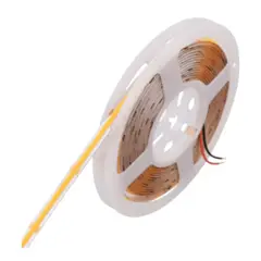 GENERICO - Cinta Led COB de 12V Luz Fría 12W/m 320Led/m 5 metros