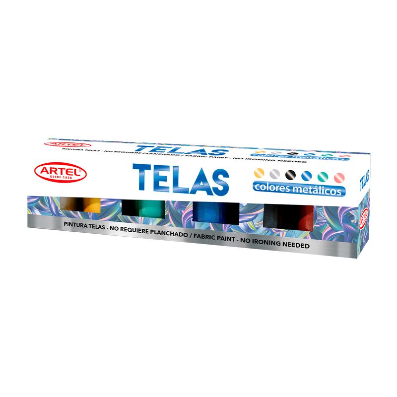 ARTEL - Pintura de Tela Metalica Artel 6 Colores