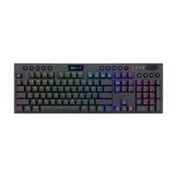 Teclado Gamer Horus FS Black Red Sw Cableado Español Negro