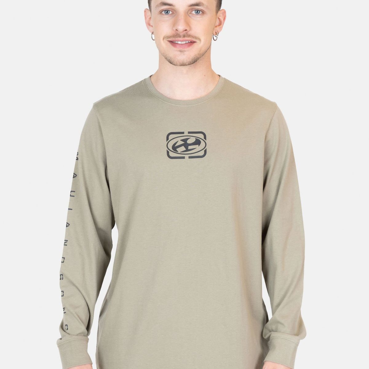 MAUI AND SONS - Polera ML Sunset Swell Verde Hombre Maui And Sons - Verde