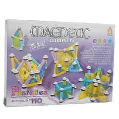 GENERICO - Set Juego Magnético De Construcción Didáctico 110 Piezas