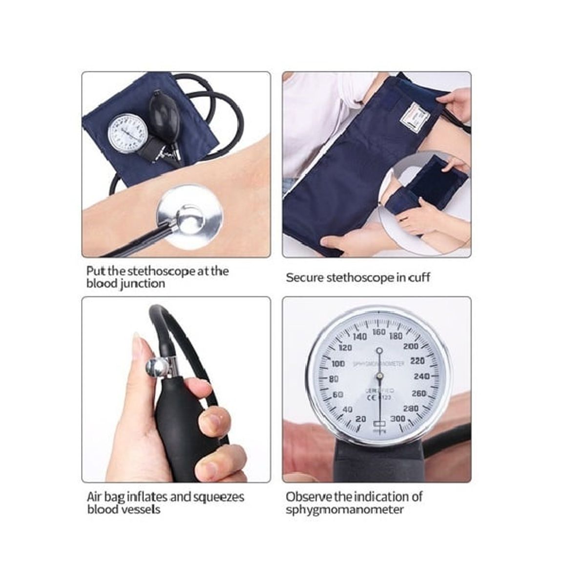 GENERICO - Toma Presión Esfigmomanómetro Aneroide Presión Manual