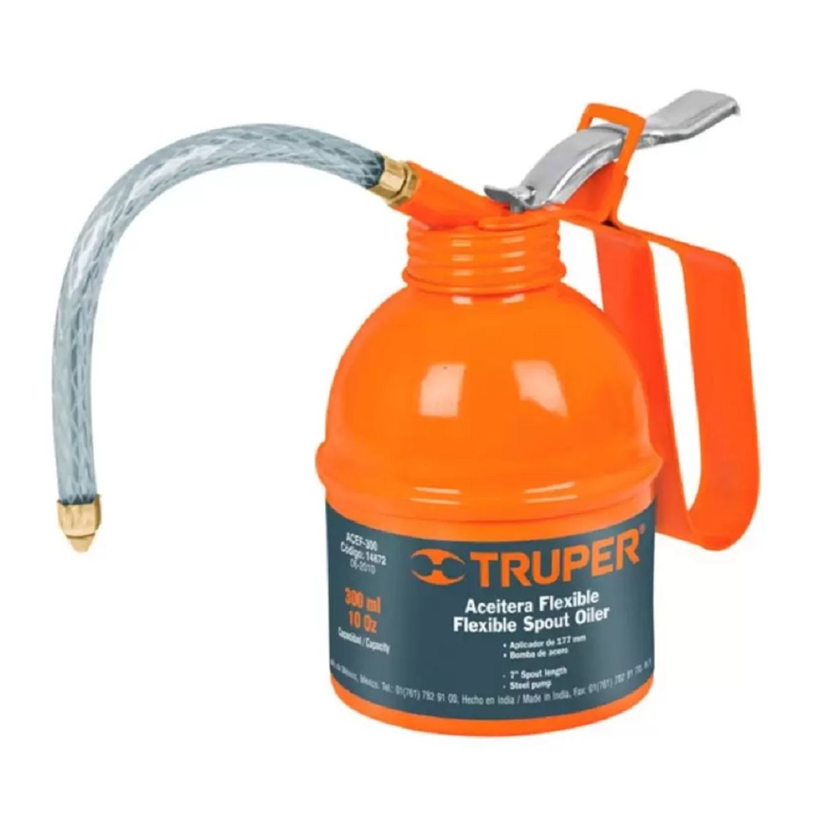 TRUPER - ACEITERA TRUPPER 180ml CON APLICADOR FLEXIBLE.