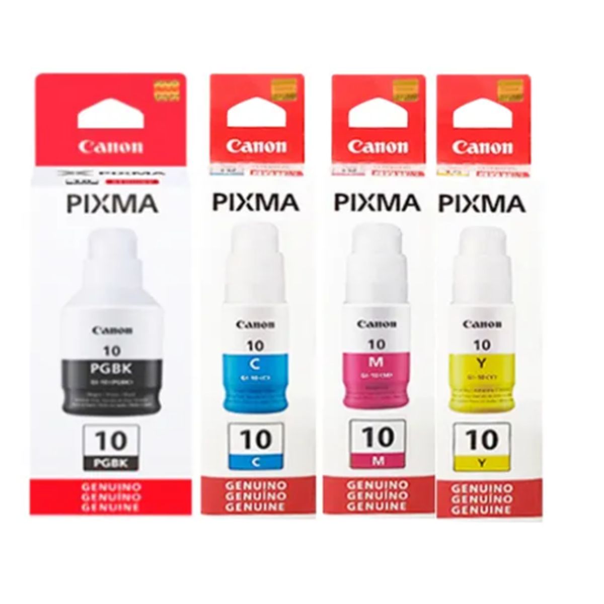 CANON - PACK 4 TINTAS CANON ORIGINAL GI-10 G6010 G7010 BK C M Y