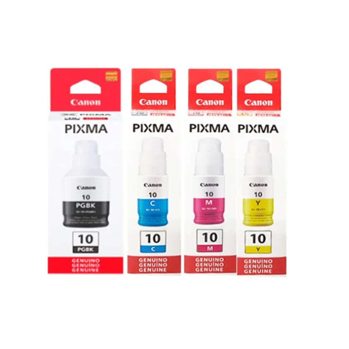CANON - PACK 4 TINTAS CANON ORIGINAL GI-10 G6010 G7010 BK C M Y