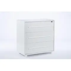 DREWEX - Cómoda y Mudador KUBA - Blanco