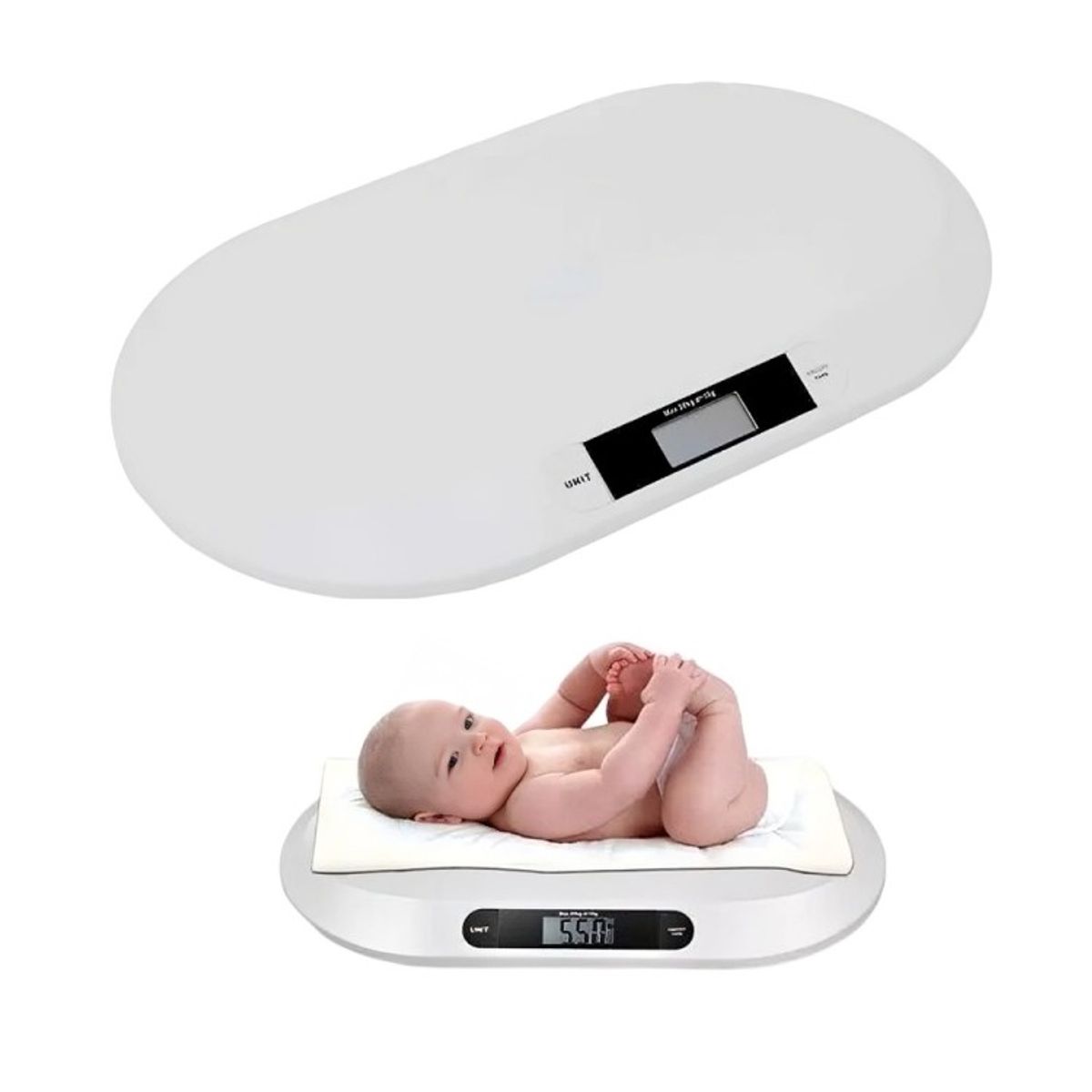 GENERICO - Balanza Digital Para Bebés Y Niños Pediátrica 20kg