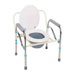 GENERICO - Baño Inodoro Wc Portátil Plegable Silla Ducha Color Blanco