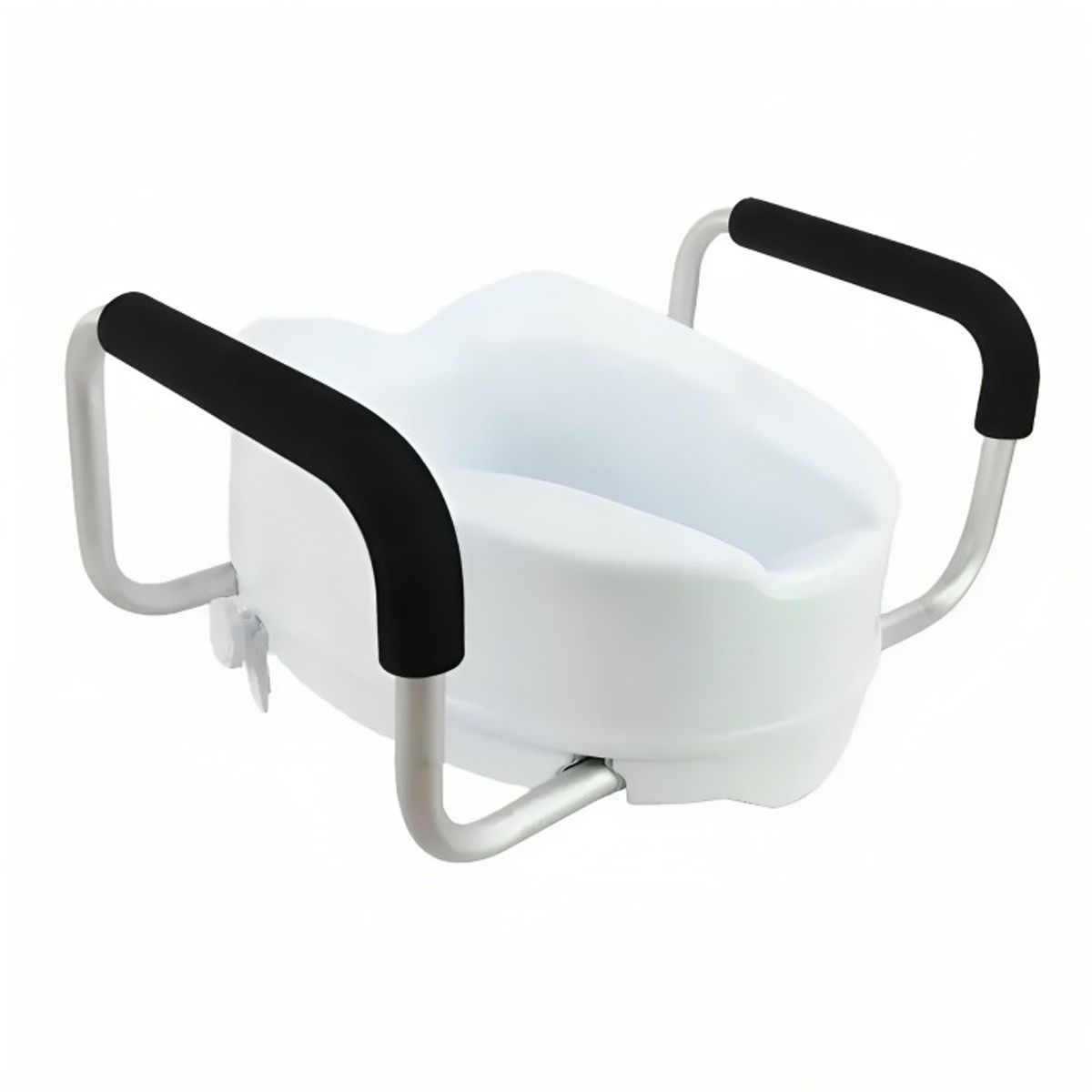 GENERICO - Asiento Wc Elevador 10cm Con Apoya Brazos