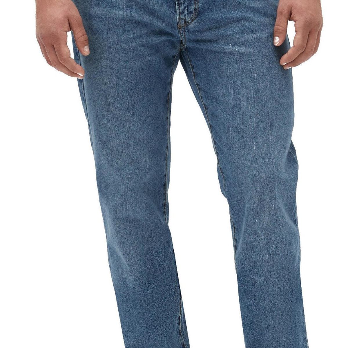 GAP - Jeans Straight Medium Wash Hombre Azul