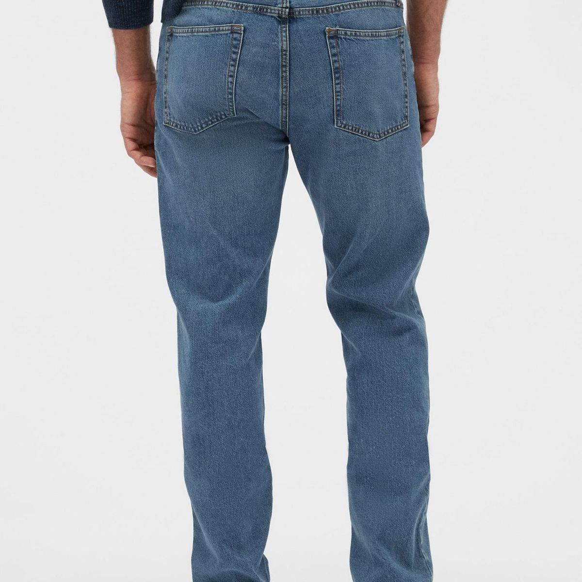 GAP - Jeans Straight Medium Wash Hombre Azul