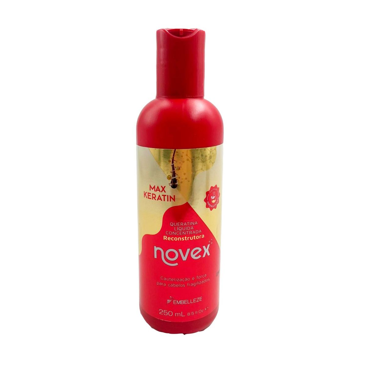NOVEX - Tratamiento De Keratina Liquida Max Keratin Novex 250 Ml