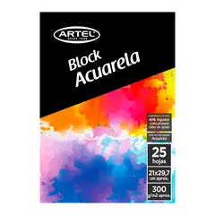 ARTEL - Block Acuarela 300gr A4