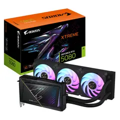 GIGABYTE - Tarjeta de Video AORUS Nvidia GeForce RTX 5080 XTREME WATERFORCE 16GB