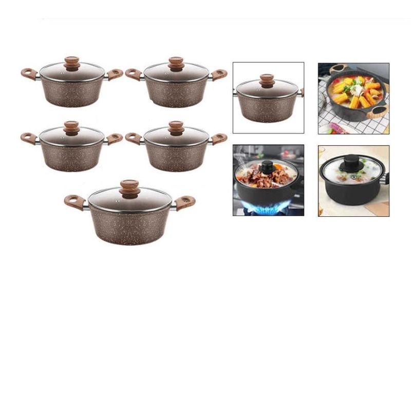 GENERICO - Bateria De Cocina Juego De Ollas
