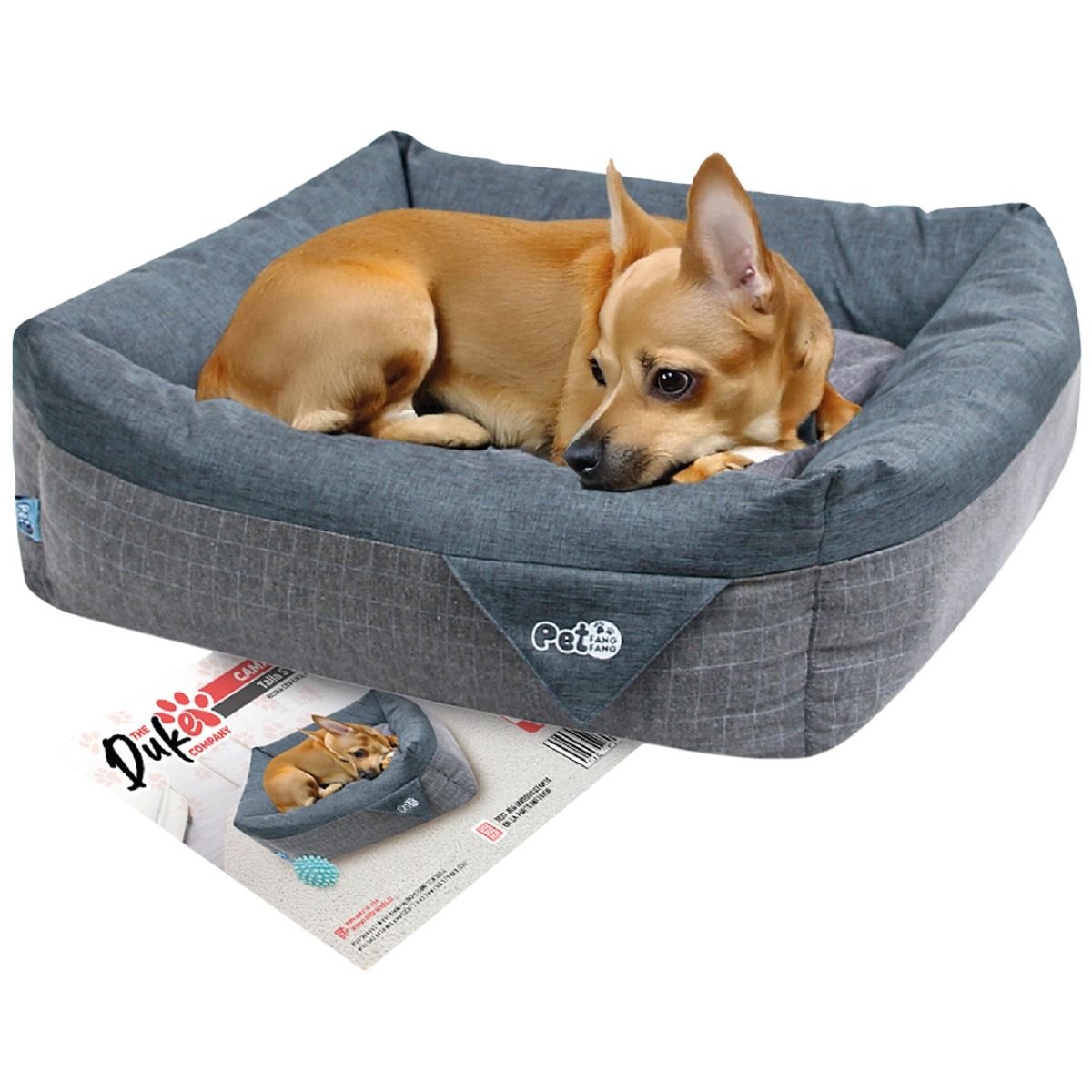 THE DUKE COMPANY - Cama Para Perro Mascotas Antiestres Lavable Duke Talla S