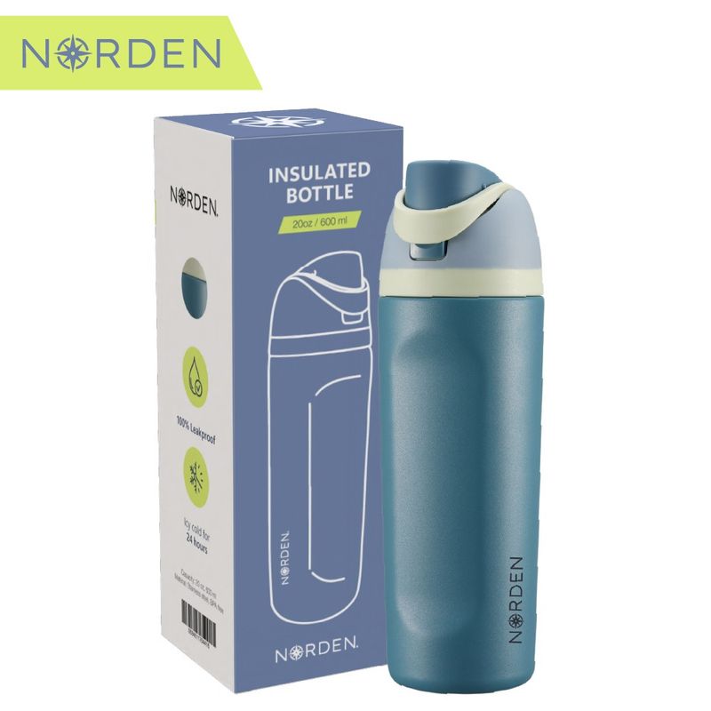 GENERICO - Botella De Agua Acero Inoxidable 600ml Norden