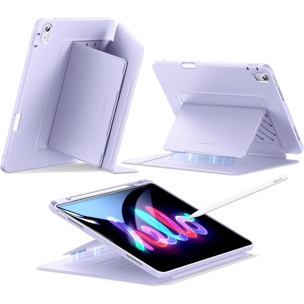 ESR - Funda ESR Para iPad Air 11 M3 / M2 Air 5ª / 4ª 10.9 Flip Lila