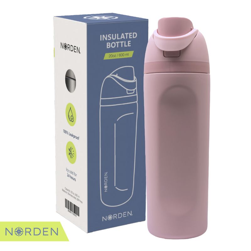 GENERICO - Botella De Agua Acero Inoxidable 600ml Norden