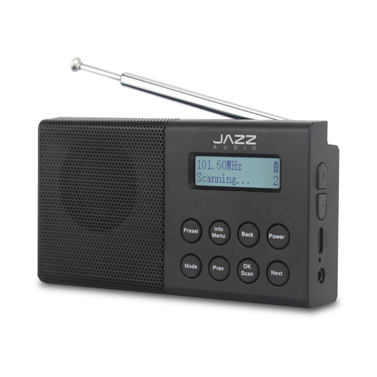 GEN - Mini radio portátil recargable Jazz Audio DigRadio