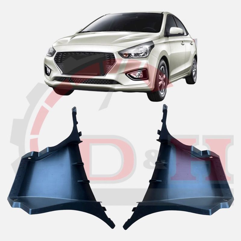 GENERICO - Par toma aire molduras del hyundai verna 2020  2024 d0