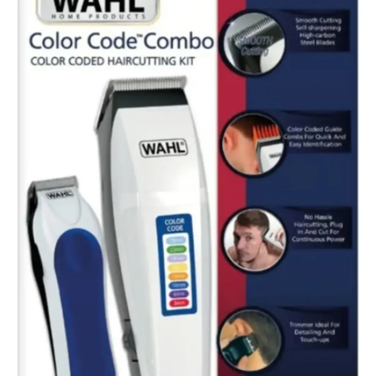 WAHL - Máquina de cortar pelo Wahl Color Code Combo