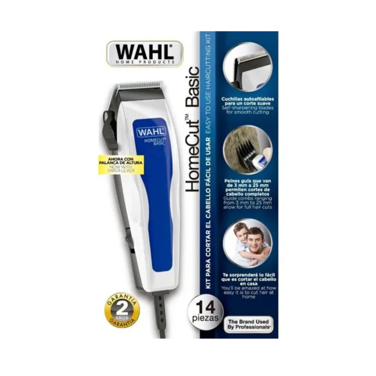 WAHL - Máquina de cortar pelo Wahl Homecut Basic 14 piezas