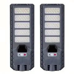 MOVILLANO - Pack 2 Foco Solar 500w Recargable Ip65 Sensor M Y Control R