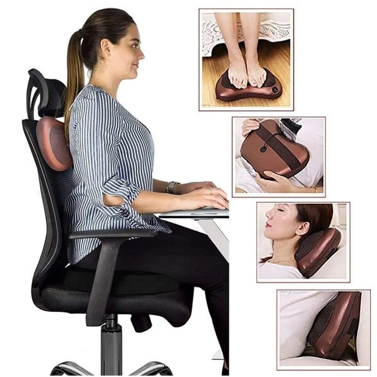 MOVI - Cojin Masajeador para el Auto y Casa