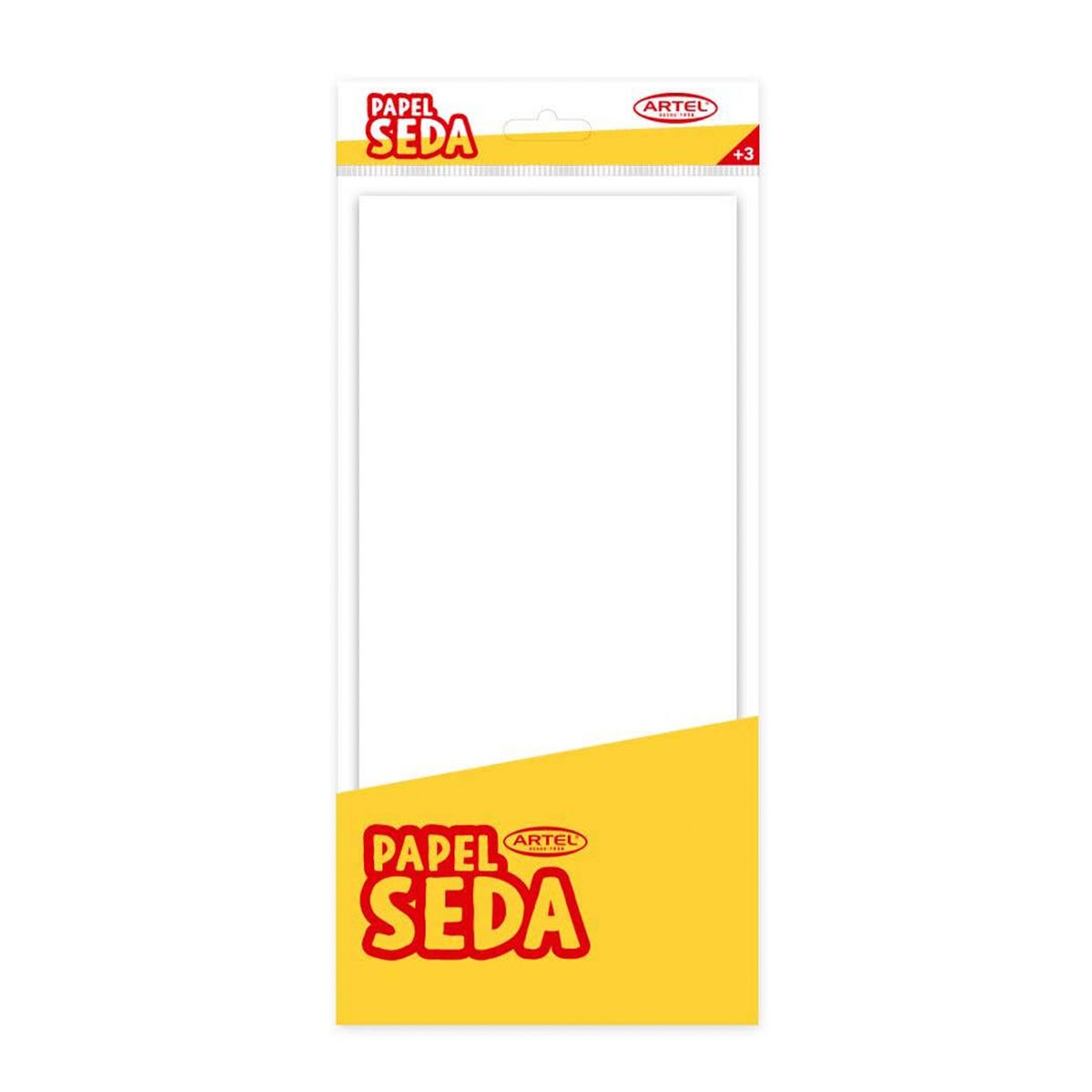 ARTEL - 10 Pliegos Papel Seda Artel Color Blanco