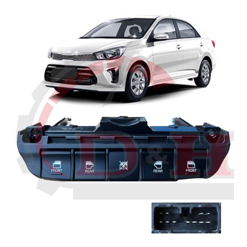 GENERICO - Botonera Principal Alzavidrios kia Soluto 2019-2023 h7