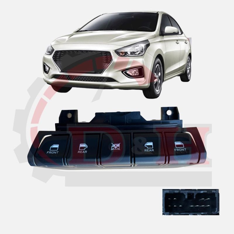 GENERICO - Botonera Principal Alzavidrios Hyundai Verna 2020-24d0