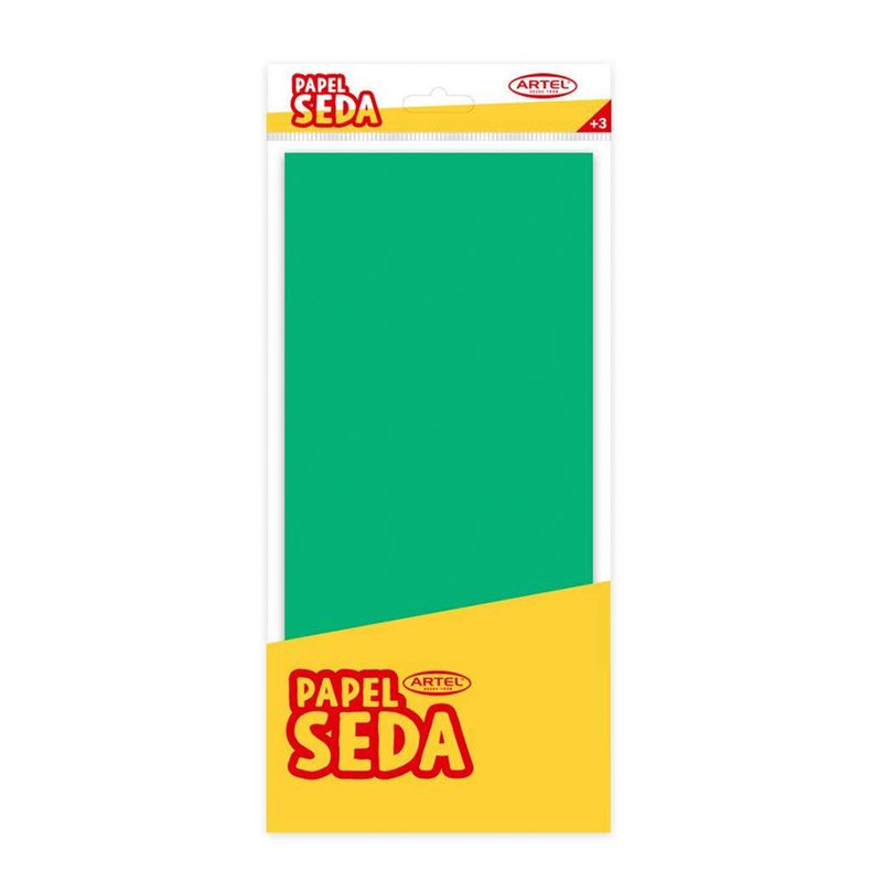 ARTEL - 10 Pliegos Papel Seda Artel Color Verde