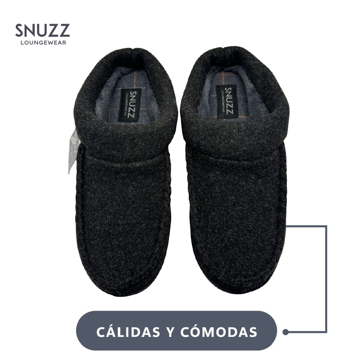 SNUZZ - Pantuflas Térmicas Cómodas Indoor Outdoor Edmonton Snuzz Kiosclub