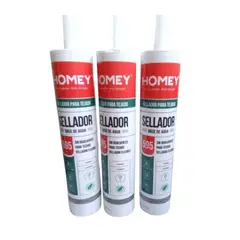GENERAC - Silicona Tapagotera Gris Sellante Tubo 280ml Pak 3u