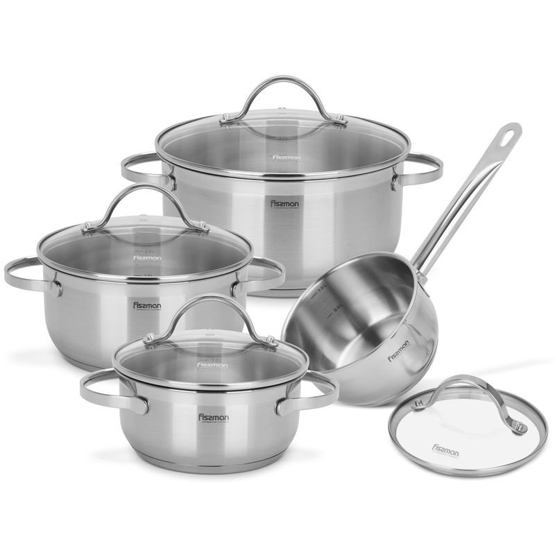 FISSMAN - Set De Ollas 8 Pzs Fissman GABRIELA
