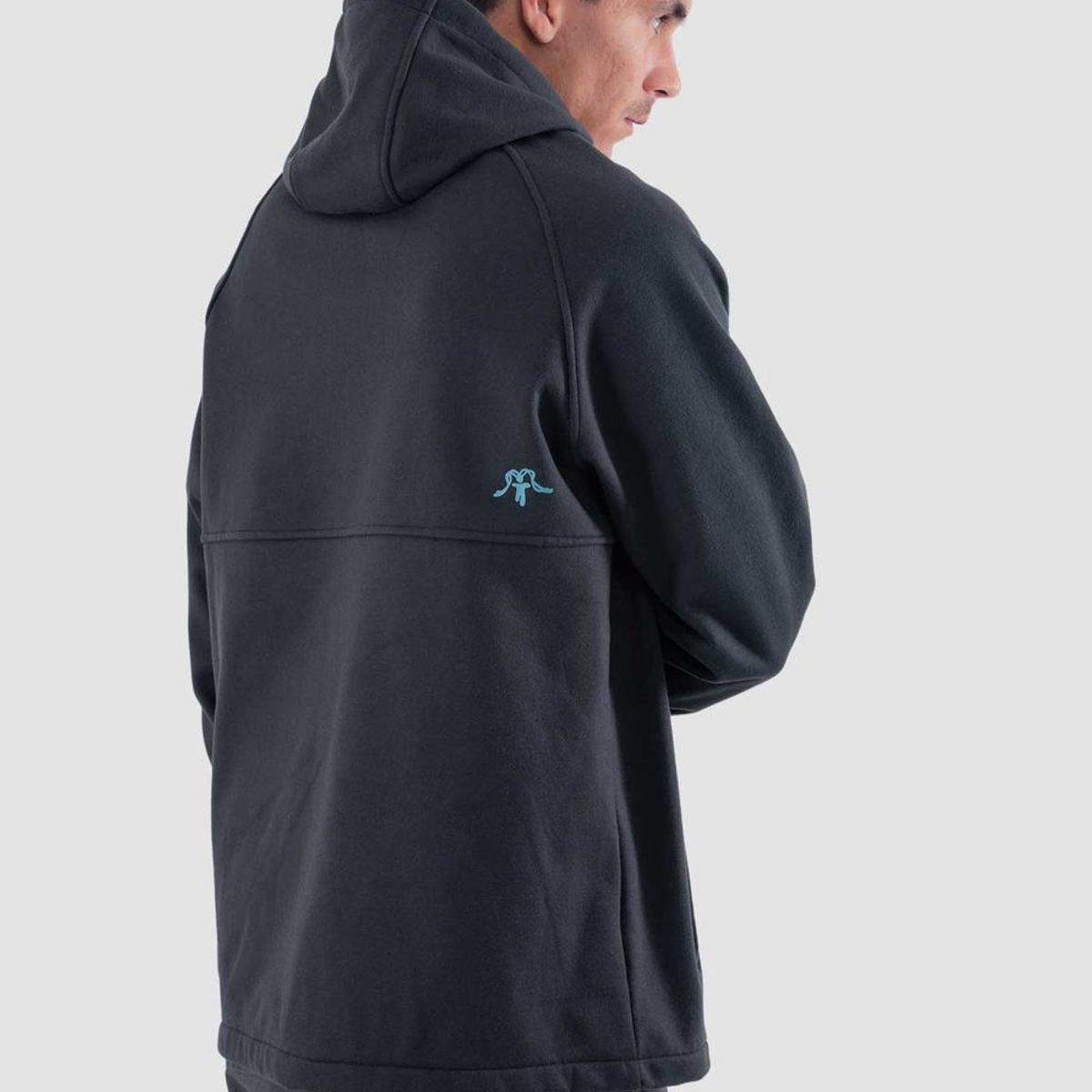 KAYA UNITE - Chaqueta Cortaviento Hombre Surazo Hood Negro