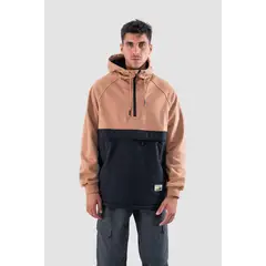 KAYA UNITE - Chaqueta Cortaviento Hombre Surazo Hood Camel