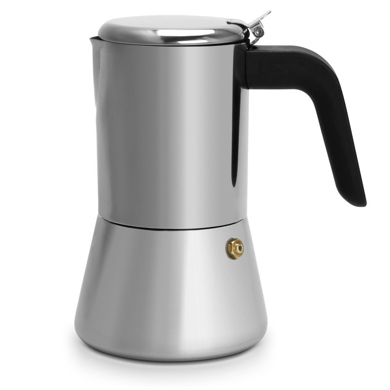 FISSMAN - Cafetera Italiana GEYSER Acero 300 Ml Fissman