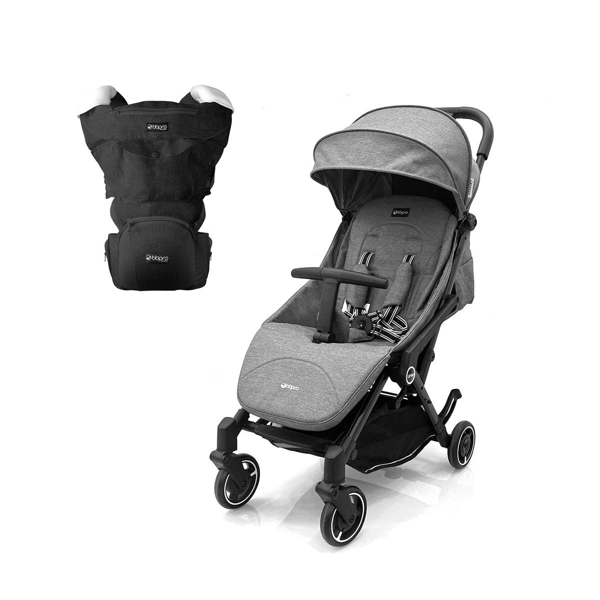 BBPRO - Pack Paseo Cómodo Bbpro  Coche Urban Gis + My Carrier