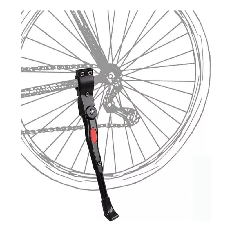 GENERICO - Pata Pie De Apoyo Ajustable Soporte Para Bicicleta Con Perno
