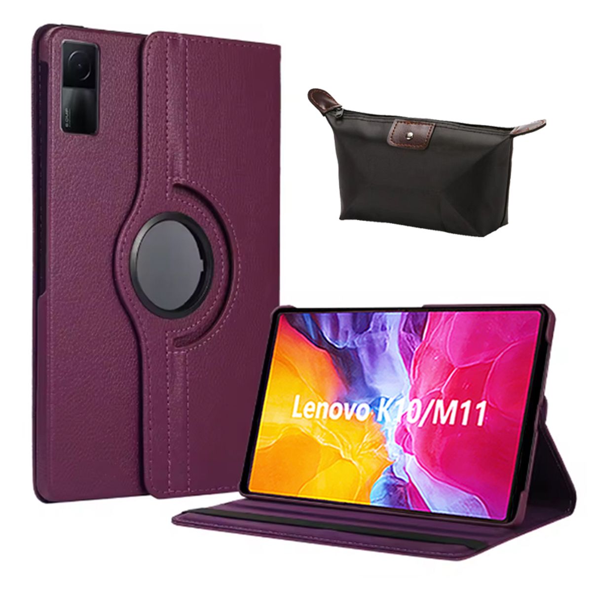 LENOVO - Tablet Lenovo M11 K10 8GB+128GB WiFi y Pu Estuche-Morado