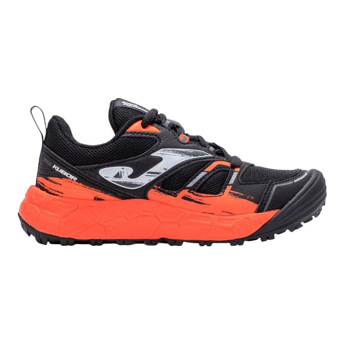 JOMA - Zapatilla Trail Running Kids Kubor Negro Naranjo Joma