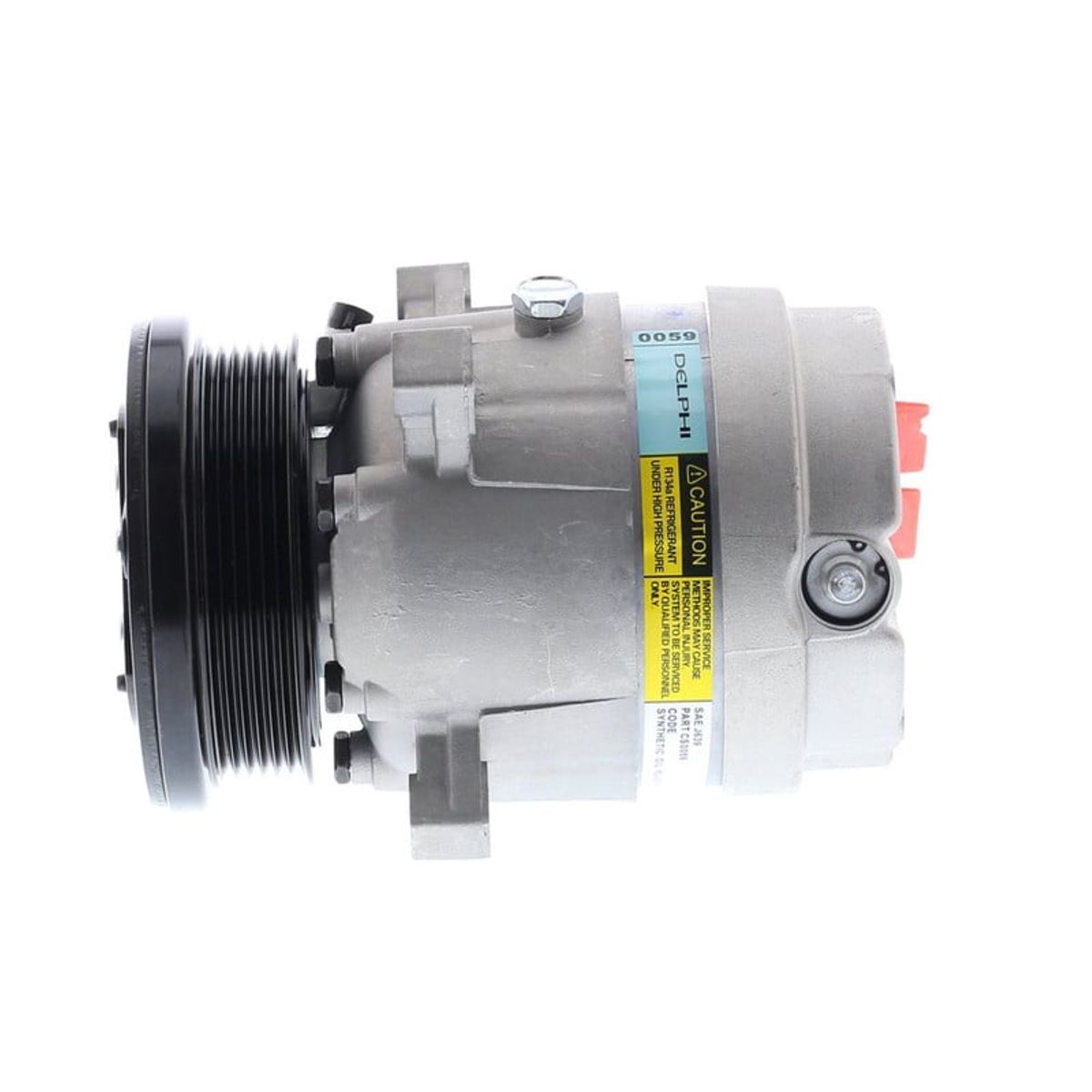 AMERICAN AIR - Compresor de AC V5 6PK 12V 115MM MONTAJE OREJAS OE DELPHI