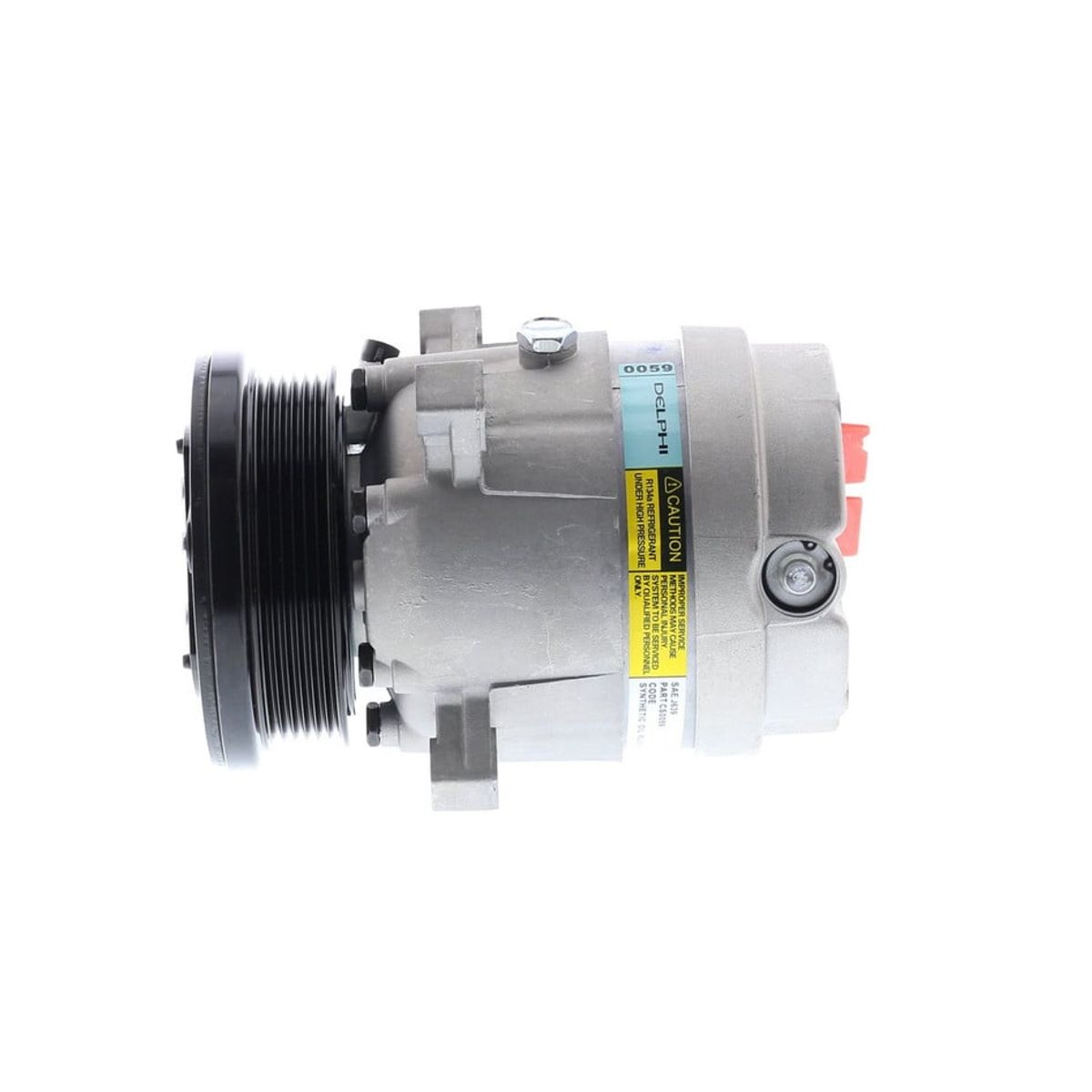 AMERICAN AIR - Compresor de AC V5 6PK 12V 115MM MONTAJE OREJAS OE DELPHI