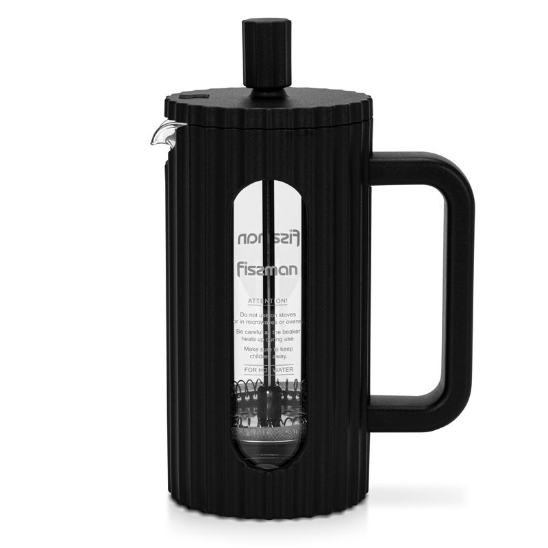 FISSMAN - Cafetera Prensa Francesa La Negra 350 Ml Fissman
