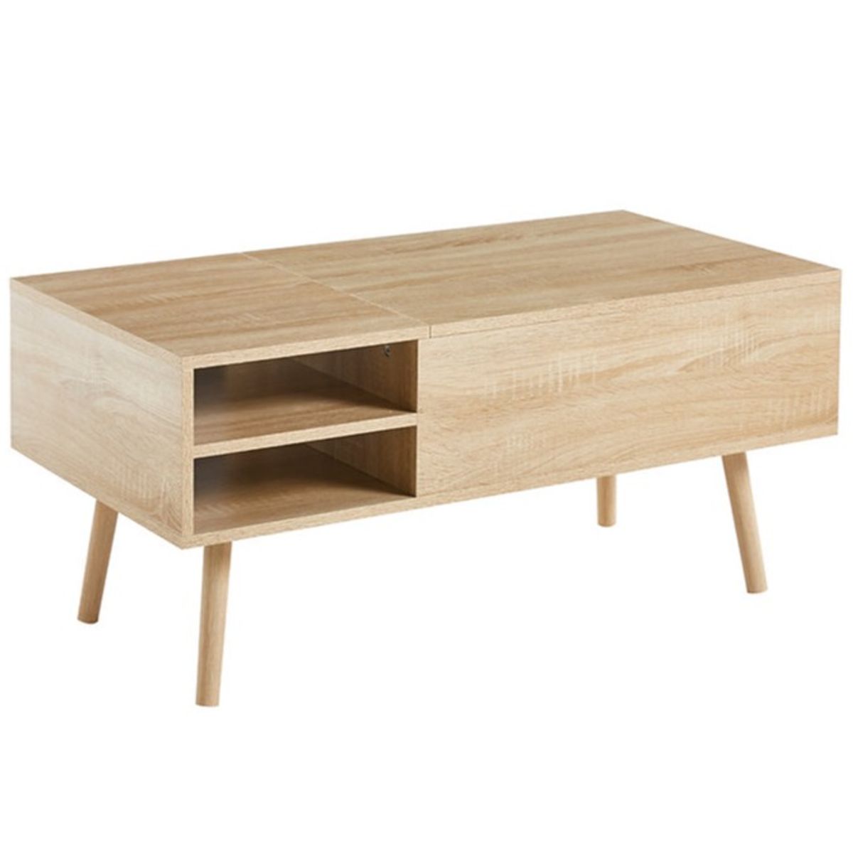 HABITA2 CHILE - Mesa De Centro Rectangular Maddie - Natural