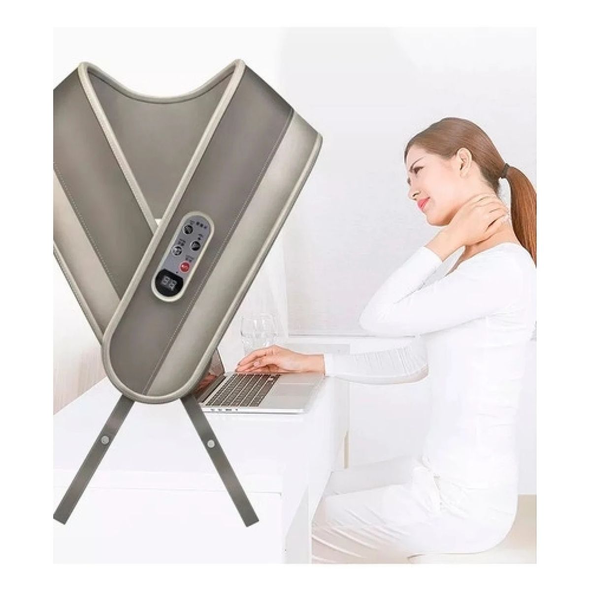 MOVI - Cojin Masajeador cuello hombre y espalda con calor